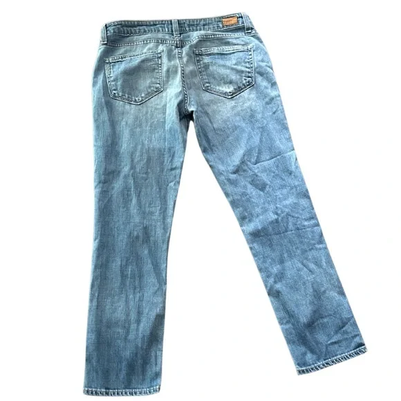 PAIGE James Crop Straight Jeans | Harper (Light Blue) Wash | Size 25 - Picture 3 of 6